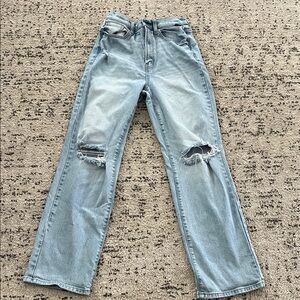Classic Light Blue Women's Straight Leg Jeans